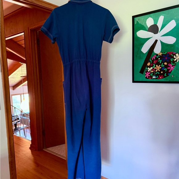 Noble Utility Jumpsuit Navy Contrast Stitch- M - Picture 3 of 5